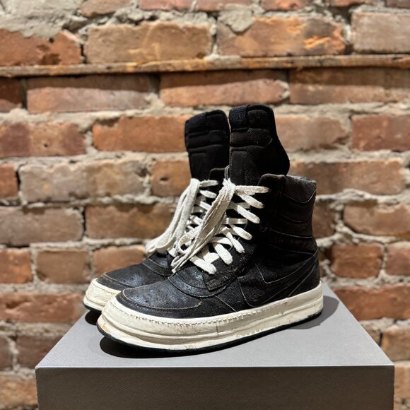 Rick Owens Mainline “Dunk” High — Black/White (c. 2007) — Size EU 42 (US ~9) - Picture 1 of 9